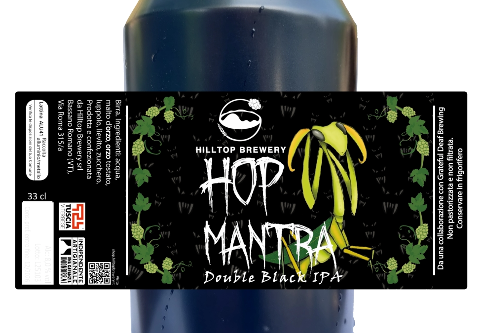 Hilltop brewery hop mantra black ipa – 7,7%